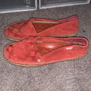 Coach slip ons